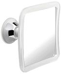 Mirrorvana Fogless Shower Mirror for Fog Free Shaving with Upgraded Suction Cup, Shatterproof Surface and 360° Swivel, 6.3 x 6.3 Inch (Bonus Anti-Fog Spray Included)