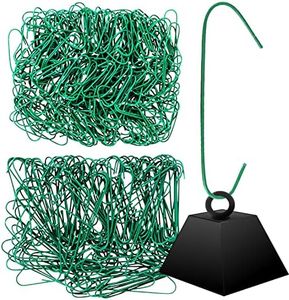 Iconikal Heavy-Duty Green Christmas Tree Ornament Hooks, 450-Count for Hanging Larger Heavier Decorations Antiques Glass