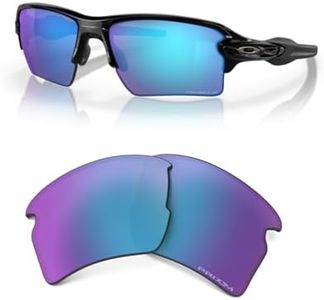Oakley Flak 2.0 XL OO9188 Rectangular Polarized Replacement, Sapphire, 59mm