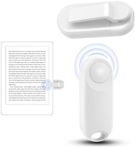 Page Turner for Kindle Remote Control Page Turner Clicker for Kindle Paperwhite Oasis Kobo eReaders Reading Novels Kindle Accessories Video Projector Accessories Remote Controls (White)