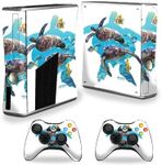 MightySkins Skin for X-Box 360 Xbox 360 S Console - Turtly Cool | Protective, Durable, and Unique Vinyl Decal wrap Cover | Easy to Apply, Remove, and Change Styles | Made in The USA