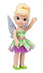 Disney Fairies Tinker Bell Large Doll, 14” / 35cm Tall Toddler Doll Includes Removable Dress, Shoes and Glittery Wear and Share Ring, Ideal For Ages 3+