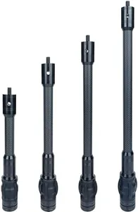 ZMATLIAO Archery Bow Stabilizer for Compound Bow Carbon Fiber Body Flexible Core Compound Bow Accessories