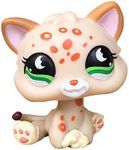 LPSCB Custom-Made Baby for Short Hair Cat #852 Tan Spotted Leopard 1 Inch Kitty Mini Pet Shop Kitten Toys