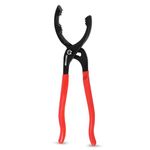 TOOLEAGUE 12" Adjustable Oil Filter Pliers, Oil Filter Wrench Removal Tool for Most Cars,Trucks,Engine Filters(1 Pc)