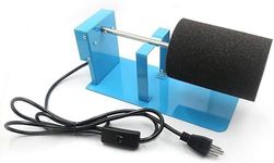 Cup Turner, Tumbler Turner Metal Tumbler Spinner, Cup Spinner Machine Kit with Silent Rotisserie Motor for DIY Personalized Crafts Tumblers (Blue)