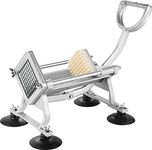 Deer Commercial Grade French Fry Cutter with Suction Feet,Includes 1/4" 3/8" 1/2" Wedge Blades