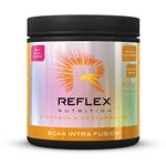 Reflex Nutrition BCAA Intra Fusion Intra Workout 10g BCAA's per serving 5g L-Glutamine Vitamin B6 (Fruit Punch) (400g)