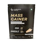 Carbamide Forte Mass Gainer With 54G Protein, 250G Carbs, Multivitamin, Zma & Creatine 3G - Weight Gainer For Men & Women - Malai Kulfi Flavour Powder - 1Kg