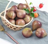 Skyseen 8PCS Realistic Artificial Fruits Lifelike Decorative Fig Photography Props Home Decoration