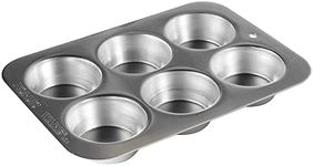 Nordic Ware Naturals Ovenware Compact Muffin Pan, Silver