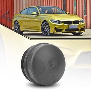 BINB ROAD Oil Filter Housing Cap Cover 11427525334 Compatible with BMW E60 E90 E92 F10 E82 E83 E70 X1 X3 X4 X5 X6 Z4 335i 340i 420i 428i 435i 528i 535i 640i M3 M4