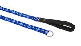 LupinePet 1" Dapper Dog 6-Foot Slip Lead/Leash for Medium and Larger Dogs