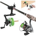 PLUSINNO Fishing Line Spooler For Fishing Reels, Fishing Gear And Equipment Gift For men With Unwinding Function Versatile for Thick & Thin Rods, Works with Spinning Reel, Cast Reel Without Line Twist