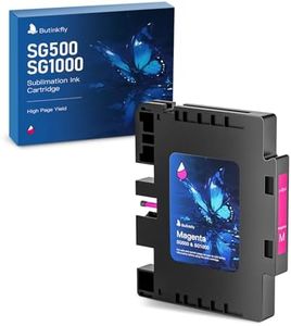 Butinkfly 2026 3.09 Sublimation Ink Cartridge Compatible with Sawgrass SG500 SG1000 Printer All Versions | No Grid Lines Guaranteed | Long-Lasting(1 Pack, Magenta)