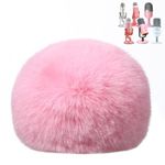 ZealSound Microphone Furry Windscreen Muff for Blue Yeti, Mic Foam Cover Pop Filter windshield for ZealSound K66/Yeti/Yeti X/Blue Yeti Pro/AM8/Hyper X SoloCast and More Mics (Pink)