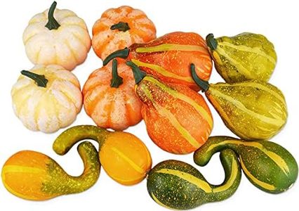 SAMYO Artificial Pumpkins 12 Pcs