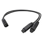 Humminbird 720102-1 Humminbird 720102-1 9 M SILR Y 9-Pin MEGA and Non-MEGA SI Left Right Splitter Cable,Black