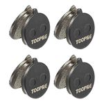 X AUTOHAUX 4 Pair Resin Disc Bike Brake Pads for Bicycle Bike Cycle Black