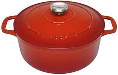 Chasseur Round French Oven, 28 cm / 6.1 Litre, Inferno Red - Made in France