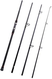 Fiblink Surf Spinning Fishing Rod 4-Piece Graphite Travel Fishing Rod(11-Feet & 13-Feet & 15-Feet), Length: 13'