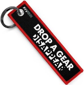 KEYTAILS Keychains, Premium Quality Key Tag For Motorcycle, Car, Scooter, Atv, Utv Red