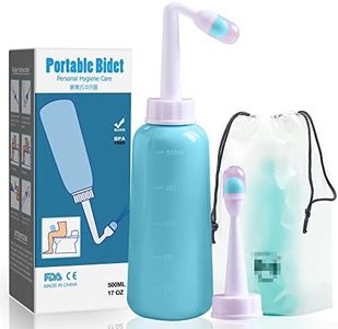 Postpartum Peri Bottle Upside Down Mom Spray Bottle Portable Bidet for Postpartum Care,travel Bidet,Women Baby Mom Washer 2In1 Handheld Personal Bidet Bottle 500Ml,Resistant to 100ºC,Bonus Bag (Green)