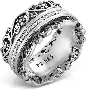 PZ Paz Creations .925 Sterling Silver Spinners Silver Spinners, Made in Israel (8)