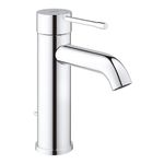 GROHE 2359200A Essence Single Hole Bathroom Faucet with Single Handle, Size Small, Brass, Starlight Chrome