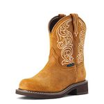 Ariat womens Fatbaby Heritage Waterproof Western Boot, Ginger Spice, 8.5