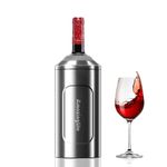 Wine Chiller, Portable Champagne Chiller Bucket, Stainless Steel Wine Cooler Sleeve, Wine Bottle Chiller Keeps Wine Cold for up to 6 Hours, Ideal Gift for Wine Lovers