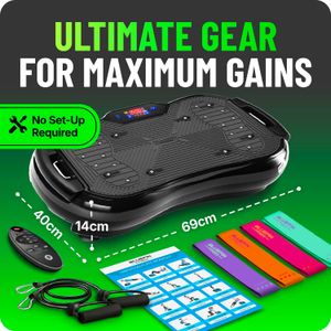 Bluefin Vibration Plate Exercise Machine – Full Body Fitness Platform