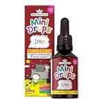 Natures Aid Iron Mini Drops for Infants and Children, Cognitive Development, Sugar Free, 50 ml