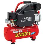 Clarke Bandit 1hp 8 Litre Air Compressor 240v