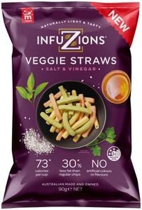 Infuzions Veggie Straws Salt & Vinegar Flavour 90g