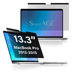 SenseAGE Magnetic Privacy Screen Filter for MacBook Pro 13.3 inch, Easy On/Off Anti-Blue Light, Anti-Glare Privacy Screen Protector, Compatible with Apple Mac Laptop 13 inch (2012-2015)