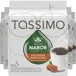 Tassimo Nabob Swiss Hazelnut Coffee Single Serve T-Discs, 110g (5 Boxes of 14 T-Discs)