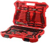 STARWORK TRUE MECHANIC™ 305-Piece Mechanics Tool Set, 120T, 2-IN-1 Reversible Ratcheting Wrench, Professional Metric Set