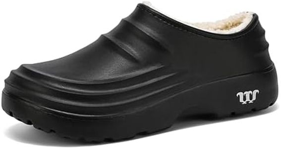 Non Slip Work Shoes for Women Men, Waterproof Slip Resistant Chef Clogs Shoes for Unisex-Adult, Ideal for Kitchen Garden Beach