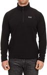 Helly Hansen Men's Daybreaker 1/2 Zip Fleece Jacket, Black, Medium