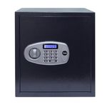 Yale YSS/390/DB2 Safe Locker for Home & Office | 41 Litres | Pin Code Access | Manual Key | Intrusion Alarm | Anti-Saw Bolts | Steel Body | Digital Keypad Locker | Auto Freeze | Black