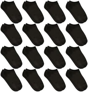 SPTRAMLE Toddler Socks, 16 Pairs Low Cut Ankle Socks for Kids (2-4 Years)