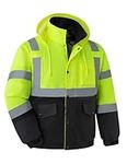 Ubon Hi Vis Winter Safety Jackets f