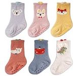 CozyWay Baby Fluffy Socks Newborn Infant Toddler Thick Warm Soft Sleeper Socks Winter Fuzzy For Girls Boys