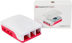 REES52 Raspberry Pi 5 Case - Red/White Case Raspberry Pi5 Active Cooling PWM Fan Protection