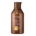 Redken All Soft Mega Curls Shampoo, For Curly & Coily Hair, Sulfate Free Shampoo, For Curly & Coily Hair, Nourishes & Softens Severely Dry Hair, With Aloe Vera, 300 ML