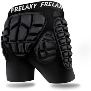 Frelaxy 3D Protective Padded Shorts for Snowboard, Skate and Ski, Snowboard Butt pad, Protection for Tailbone, Hip and Butt