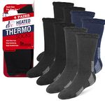 Thermal Socks For Men and Women - Thick Heated Winter Boot Socks - Insulated for Extreme Cold Weathers 4 Pairs