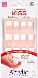 Kiss Salon Acrylic French Kit Back Talk Long