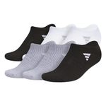 ADIDAS Superlite 3.0 No Show Athletic Socks (6-Pair) low-profile fit with targeted padding and arch compression